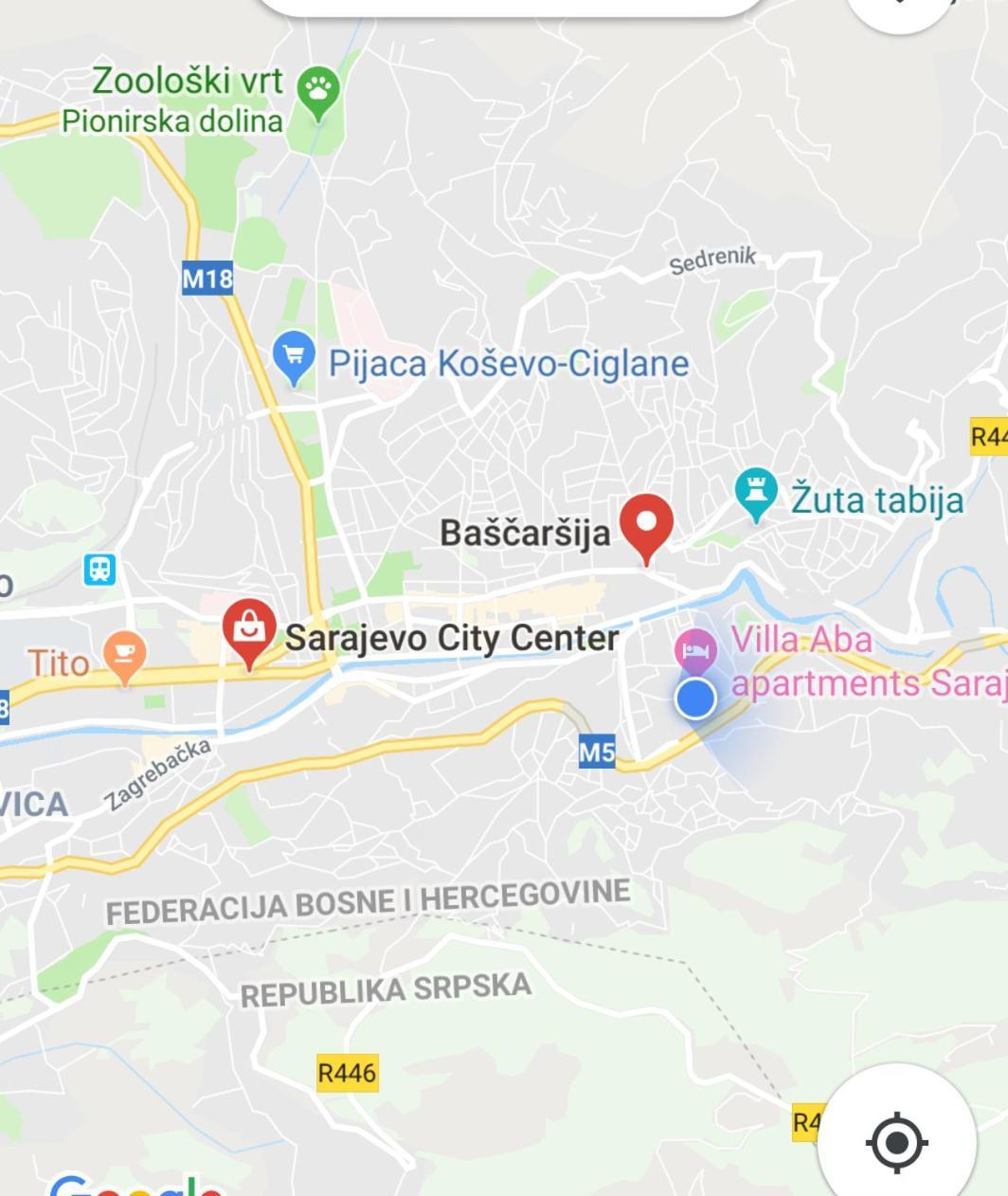 Villa Aba Apartments Сараево Экстерьер фото